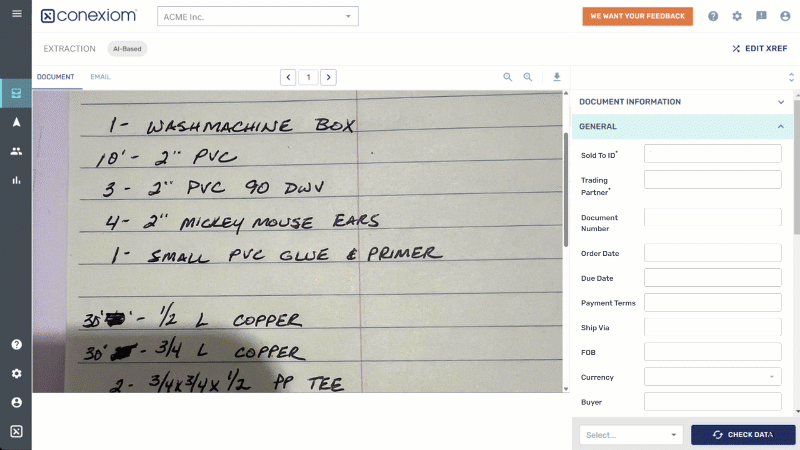 Scanning Documents Handwriten PDF Excel 1